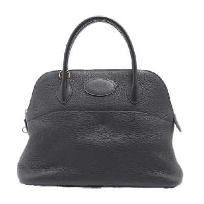 エルメス ボリード31 トリヨンクレマンス 2WAYハンドバッグ ブラック ゴールド