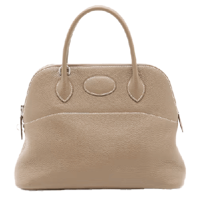 エルメス ボリード31 トリヨンクレマンス 2WAYハンドバッグ エトゥープ シルバー