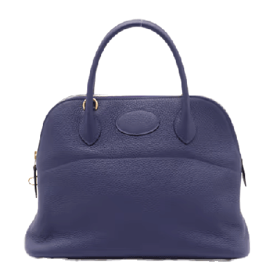 エルメス ボリード31 トリヨンクレマンス ブルーニュイ ゴールド