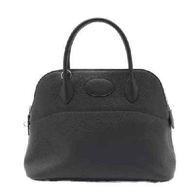 エルメス ボリード31 トリヨンクレマンス 2WAYハンドバッグ ブラック シルバー