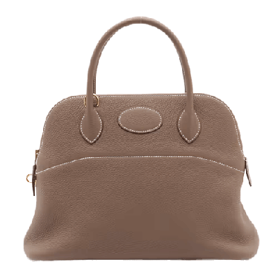 エルメス ボリード31 トリヨンクレマンス 2WAYハンドバッグ エトゥープ ゴールド