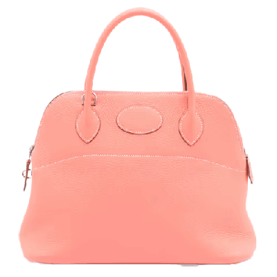 エルメス ボリード31 トリヨンクレマンス 2WAYハンドバッグ クレヴェット シルバー