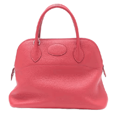 エルメス ボリード31 トゴ ルージュガランス シルバー