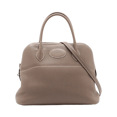 エルメス ボリード31 トリヨンクレマンス エトゥープ シルバー