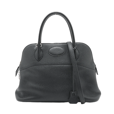 エルメス ボリード31 トリヨンクレマンス ブラック シルバー