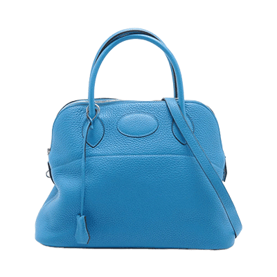 エルメス ボリード31 トリヨンクレマンス ブルー