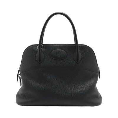 エルメス ボリード31 トリヨンクレマンス ブラック シルバー