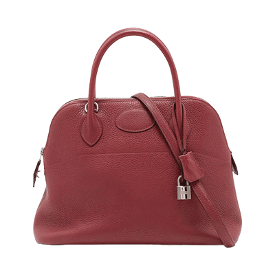 エルメス ボリード31 トリヨンクレマンス ルージュアッシュ シルバー