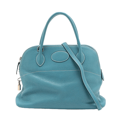 エルメス ボリード31 トリヨンクレマンス ブルージーン シルバー