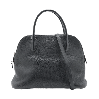 エルメス ボリード31 トリヨンクレマンス ブラック シルバー