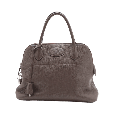 エルメス ボリード31 トリヨンクレマンス ショコラ シルバー