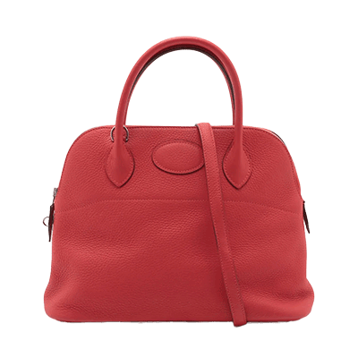 エルメス ボリード31 トリヨンクレマンス ルージュトマト シルバー