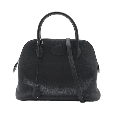 エルメス ボリード31 トリヨンクレマンス ブラック シルバー