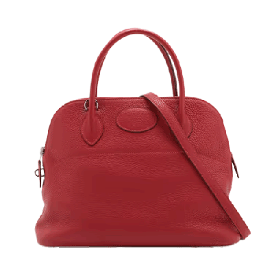 エルメス ボリード31 トリヨンクレマンス ルージュカザック シルバー