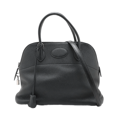 エルメス ボリード31 トリヨンクレマンス ブラック シルバー