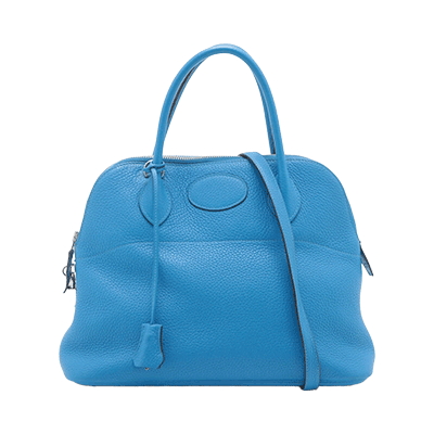 エルメス ボリード31 トリヨンクレマンス ブルーイドラ シルバー