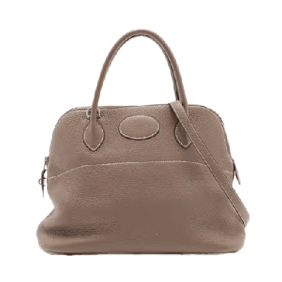 エルメス ボリード31 トリヨンクレマンス エトゥープ シルバー