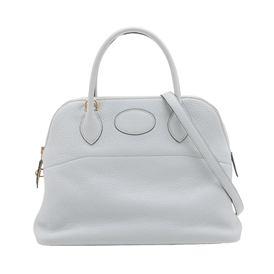 エルメス ボリード31 トリヨンクレマンス ブループリュム ゴールド