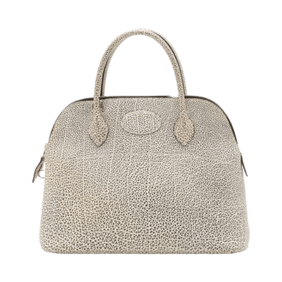 エルメス ボリード31 ダルメシアン ブラック×ホワイト シルバー