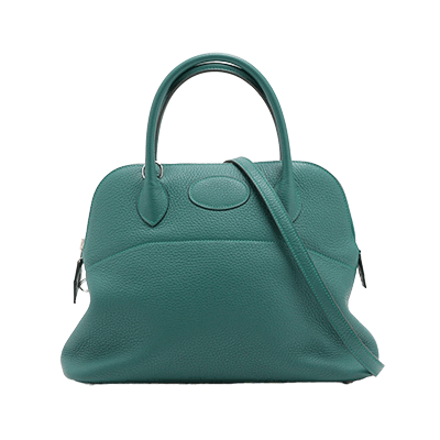 エルメス ボリード31 トリヨンクレマンス マラカイト シルバー