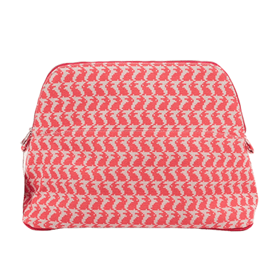 エルメス ボリード31 コットン ポーチ コライユ シルバー