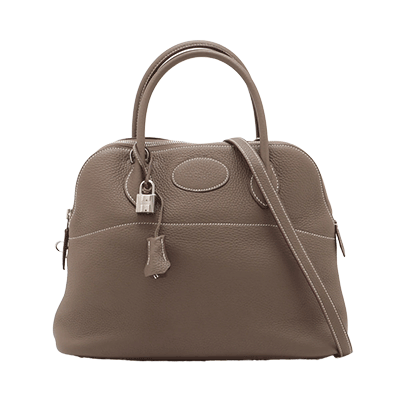 エルメス ボリード31 トリヨンクレマンス エトゥープ シルバー