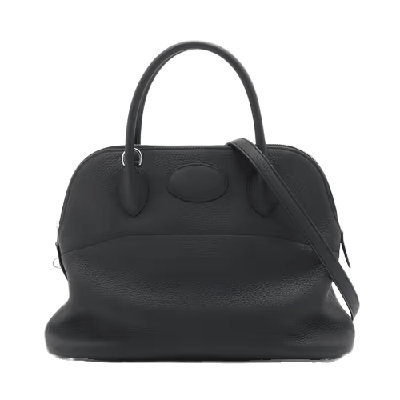 エルメス ボリード31 トリヨンクレマンス ブラック シルバー