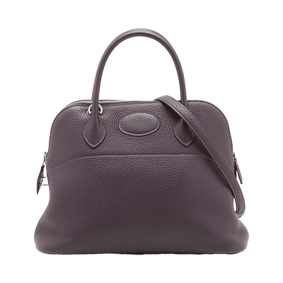 エルメス ボリード31 トリヨンクレマンス レザン シルバー