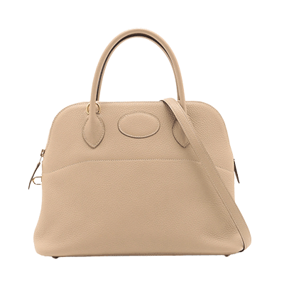 エルメス ボリード31 ヴェルソ トリヨンクレマンス トレンチ×エトゥープ ゴールド