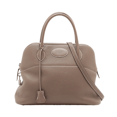 エルメス ボリード31 トリヨンクレマンス エトゥープ シルバー