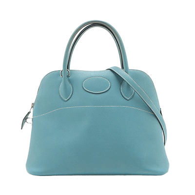 エルメス ボリード31 ヴォーエプソン ブルージーン シルバー