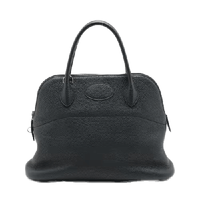 エルメス ボリード31 トリヨンクレマンス ブラック シルバー