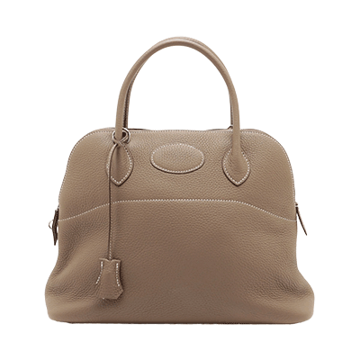 エルメス ボリード31 トリヨンクレマンス エトゥープ シルバー