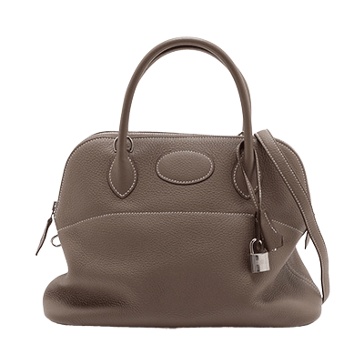 エルメス ボリード31 トリヨンクレマンス エトゥープ シルバー