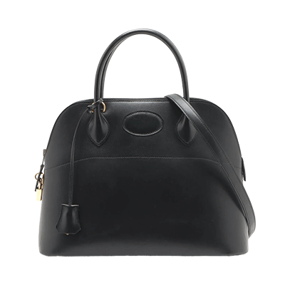 エルメス ボリード31 ボックスカーフ ブラック ゴールド