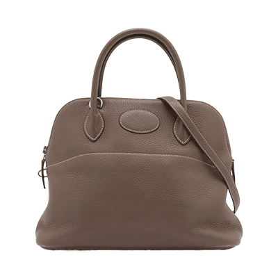 エルメス ボリード31 トリヨンクレマンス エトゥープ シルバー