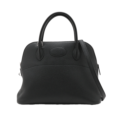 エルメス ボリード31 トリヨンクレマンス ブラック シルバー