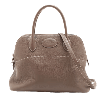 エルメス ボリード31 トリヨンクレマンス エトゥープ シルバー