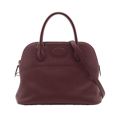 エルメス ボリード31 トリヨンクレマンス ボルドー ゴールド