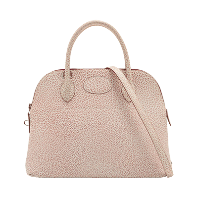 エルメス ボリード31 ブッフルスキッパー レッド×ホワイト シルバー