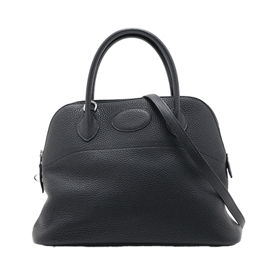 エルメス ボリード31 トリヨンクレマンス ブラック シルバー