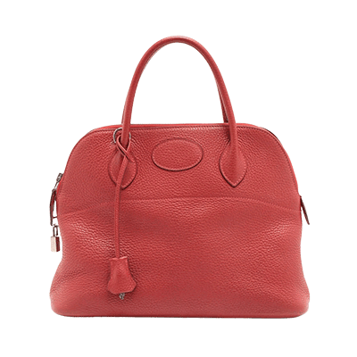 エルメス ボリード31 トリヨンクレマンス ルージュヴィフ シルバー