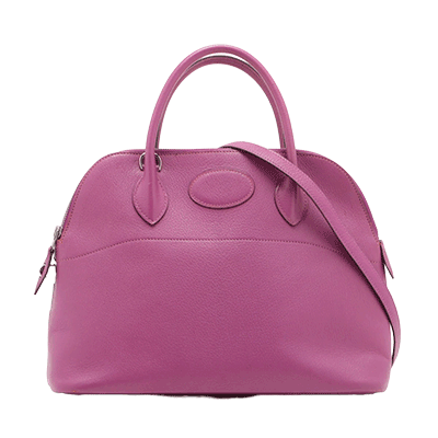 エルメス ボリード31 シェブルミゾル シクラメン シルバー