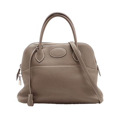 エルメス ボリード31 トリヨンクレマンス エトゥープ シルバー