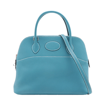 エルメス ボリード31 トリヨンクレマンス ブルージーン シルバー