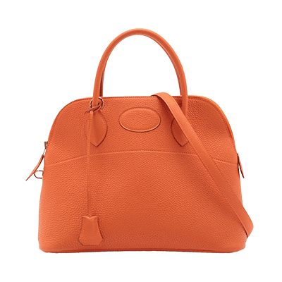 エルメス ボリード31 トゴ オレンジ ゴールド