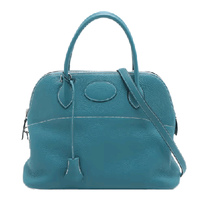 エルメス ボリード31 トリヨンクレマンス ブルージーン シルバー