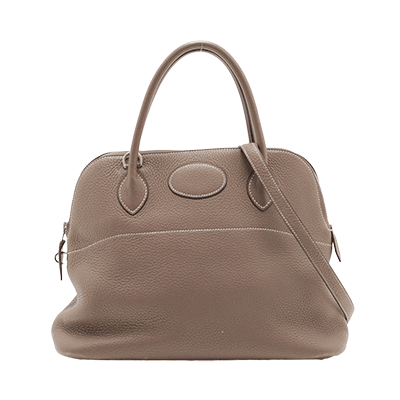 エルメス ボリード31 トリヨンクレマンス エトゥープ シルバー