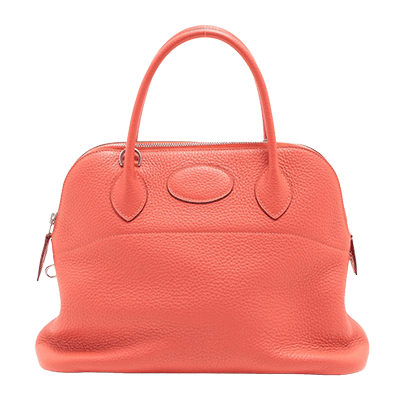 エルメス ボリード31 トリヨンクレマンス ルージュピヴォワンヌ シルバー