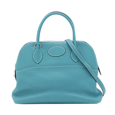 エルメス ボリード31 トリヨンクレマンス ブルージーン シルバー